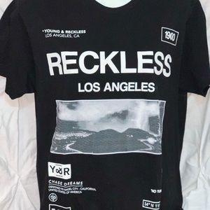 Brand New Size Medium Young & Reckless Graphic Tee